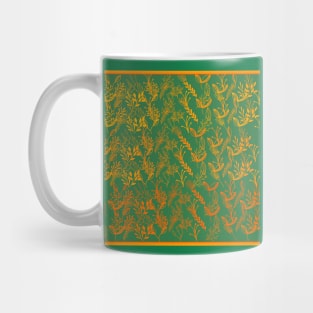 Burnt Leaf Pattern Mug